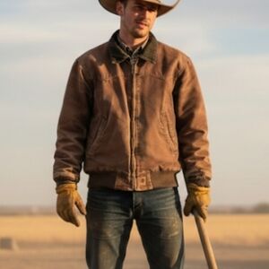 Vintage Carhartt J14 DKB Santa Fe Jacket Small Sun Faded Distressed Workwear 05